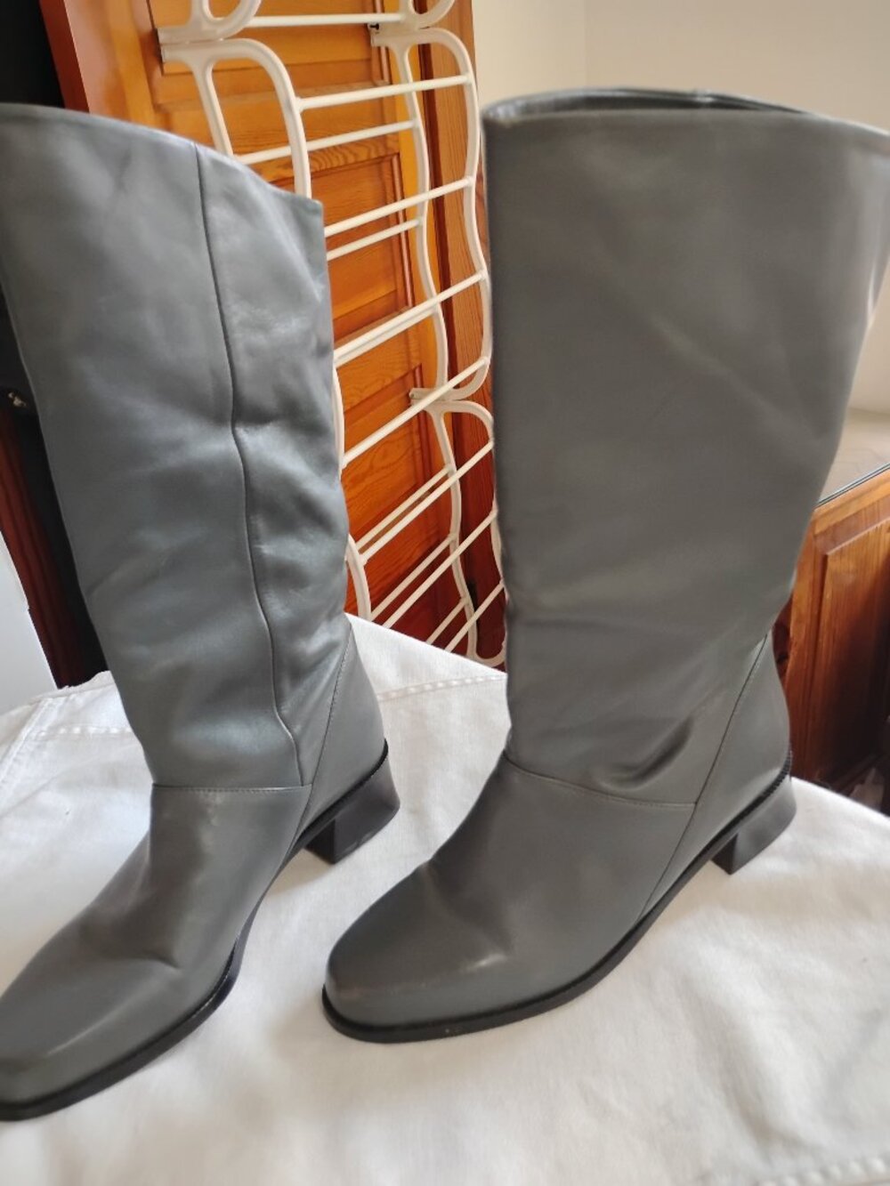 Vintage Markon Shelley Boots sz 8 Grey - Picture 2 of 6